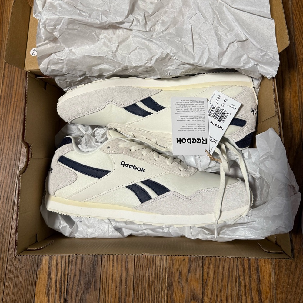 Reebok Glide Low Cream Sneakers Unisex M10.5/W11.5